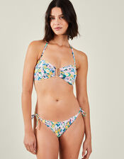 Ditsy Floral Tie Side Bikini Bottoms, Multi (BRIGHTS MULTI), large