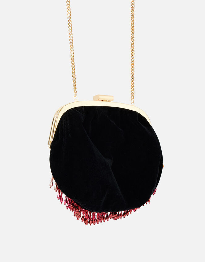 Tiana Tassel Frame Bag, , large