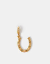 14ct Gold-Plated Horseshoe Charm, , large