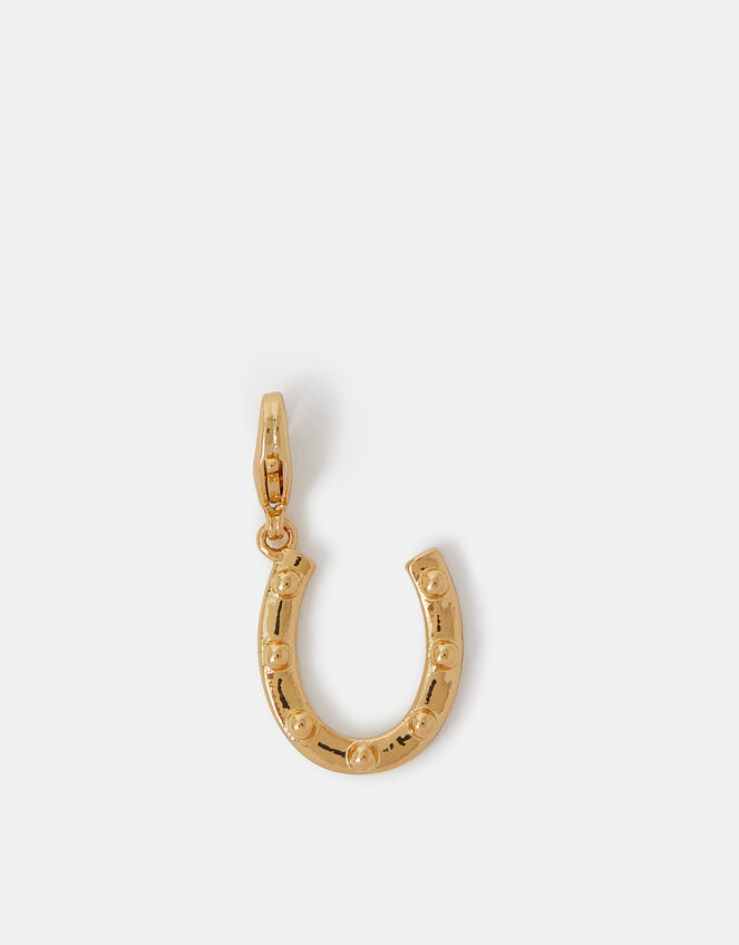 14ct Gold-Plated Horseshoe Charm, , large