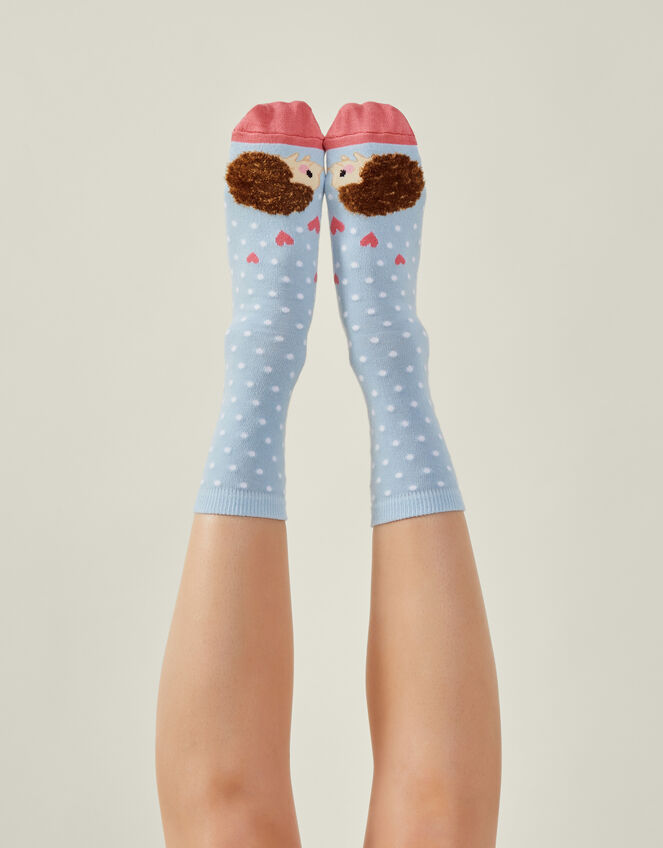 Hedgehogs In Love Socks, , large