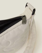 Quilted Cross-Body Bag , Cream (CREAM), large