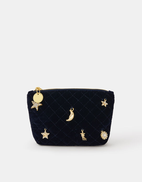 Celestial Charm Velvet Coin Purse, , large