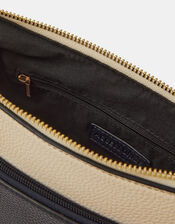 Colour Block Crossbody Bag, , large