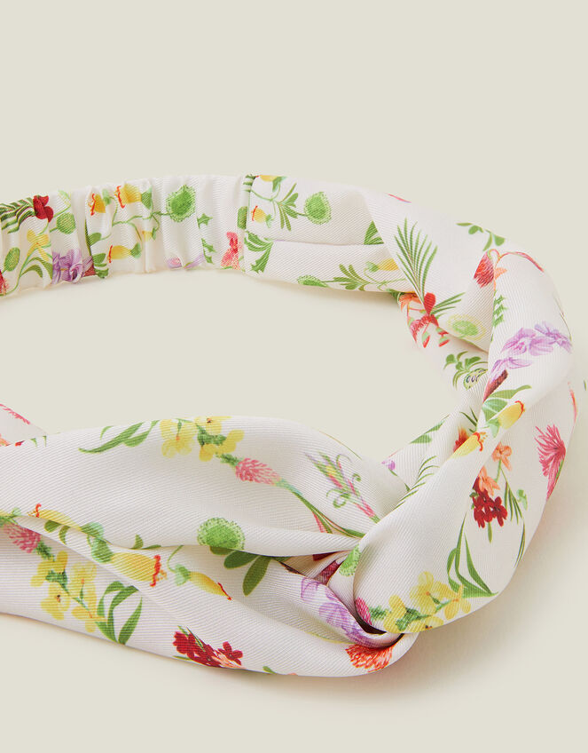 Floral Bando Headband, , large