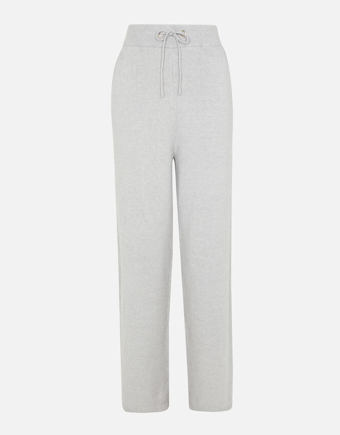 Lounge Straight Leg Knit Joggers, Grey (GREY), large