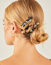 3-Pack Wiggle Resin Hair Clips, , large