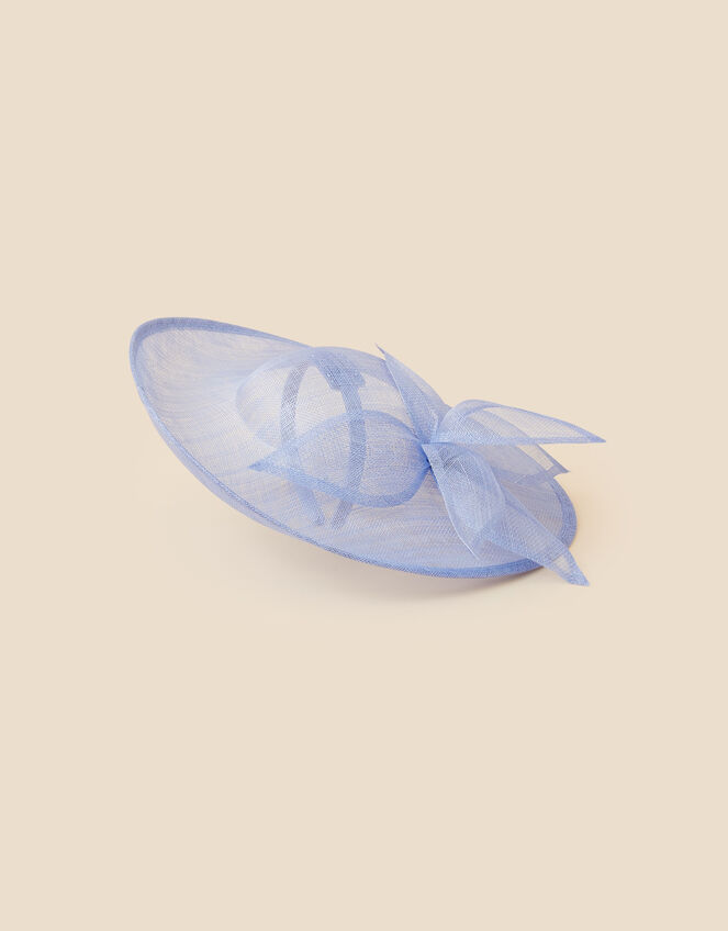 Flower Statement Disc Fascinator, Blue (BLUE), large