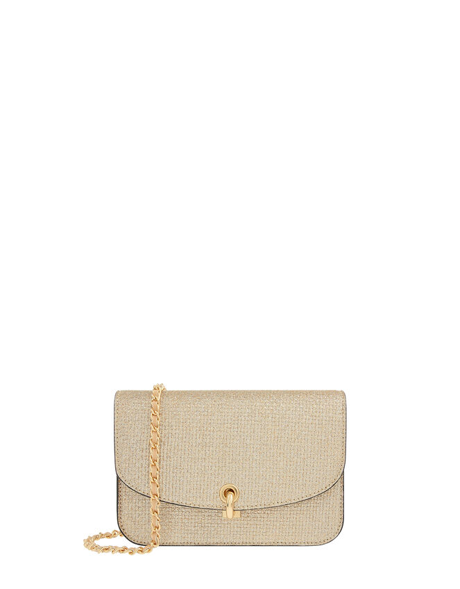 Edie Shimmer Cross-Body Bag, , large