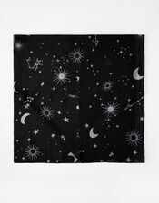 Wish Upon a Star Square Scarf in Pure Silk, , large
