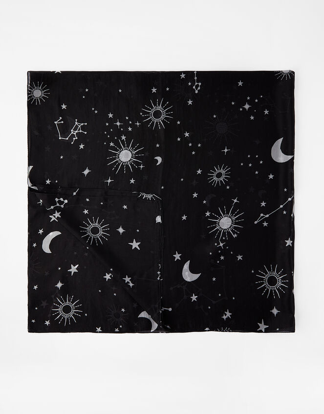 Wish Upon a Star Square Scarf in Pure Silk, , large