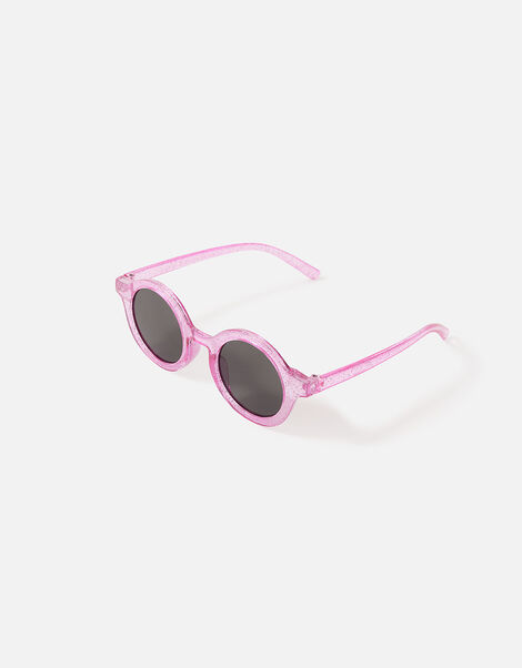 Girls Glitter Round Sunglasses Multi, Multi (BRIGHTS-MULTI), large