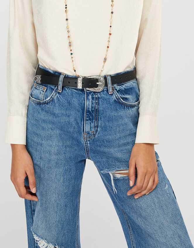 Western Belt, Black (BLACK), large