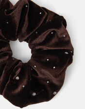 Sparkle Velvet Hair Scrunchie, , large