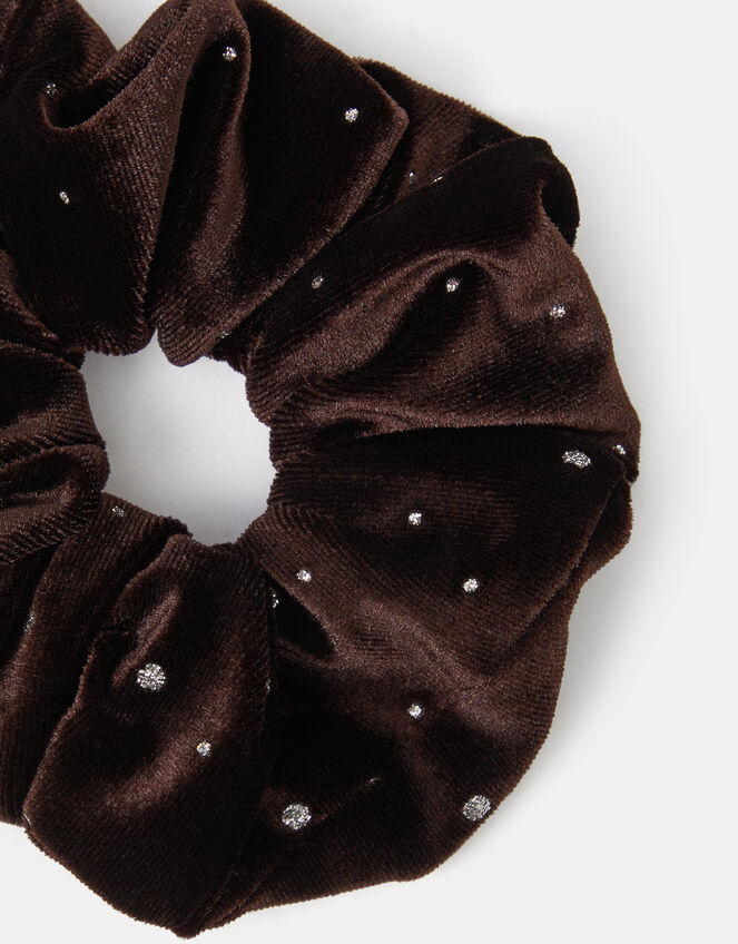 Sparkle Velvet Hair Scrunchie, , large