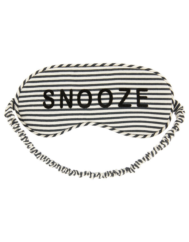 Stripe Snooze Eye Mask, , large