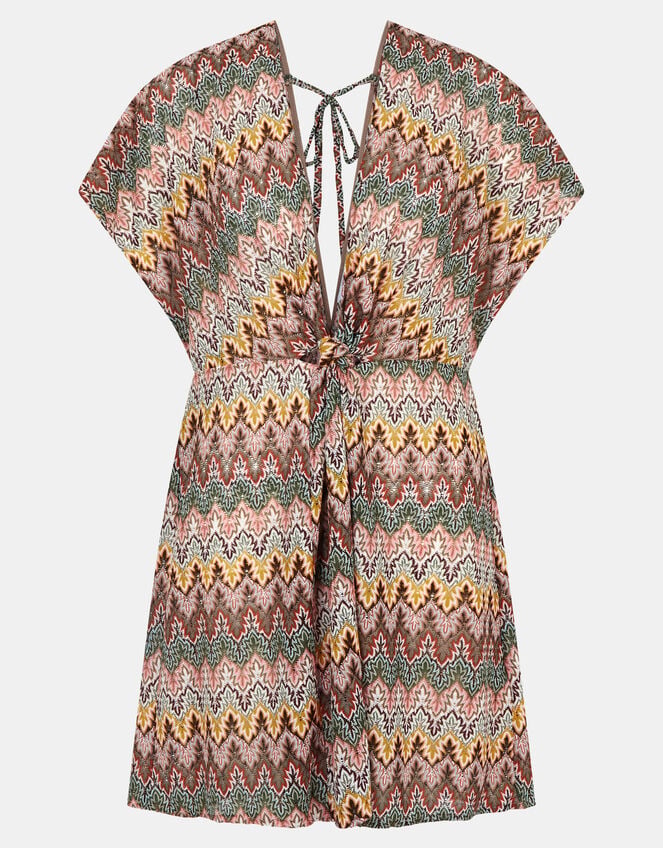 Crochet Mini Kaftan, Natural (NEUTRAL), large