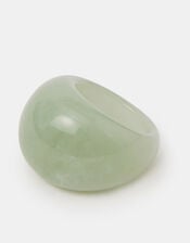 Chunky Resin Ring, Green (GREEN), large