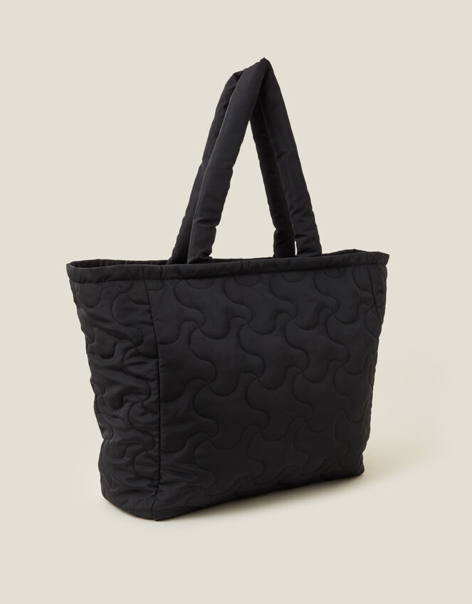 Large Quilted Tote Bag, , large