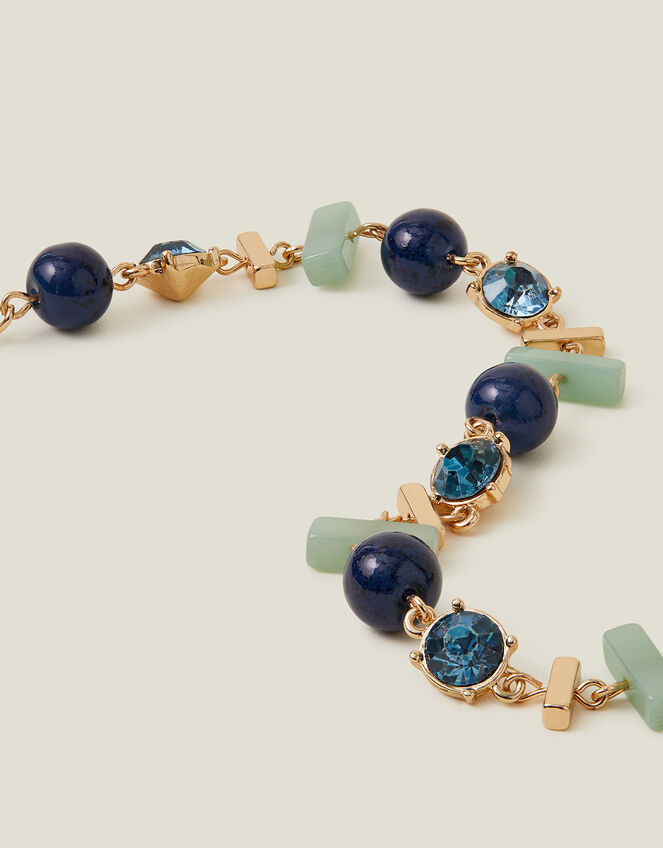 Mixed Shape Stone Necklace, , large
