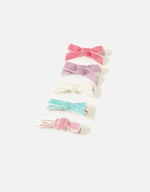 Girls Bow Hair Clip Multipack, , large