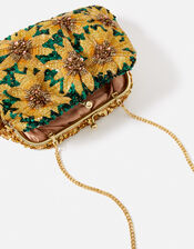 Sunflower Embellished Bag, , large
