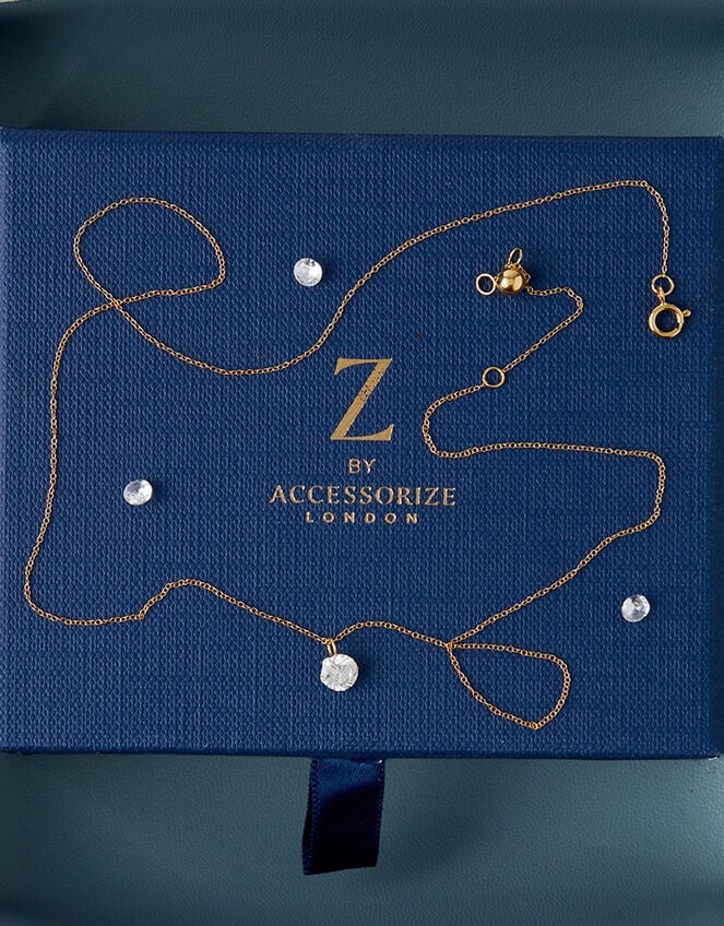 Lab Grown Diamond 0.1ct Pendant Necklace 9ct Gold, , large