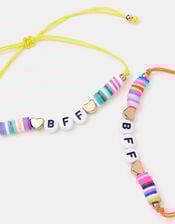 Girls BFF Bead Corded Bracelets, , large