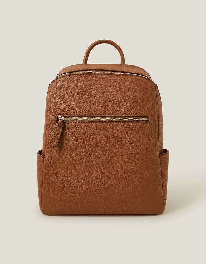 Smart Zip Around Backpack, Tan (TAN), large