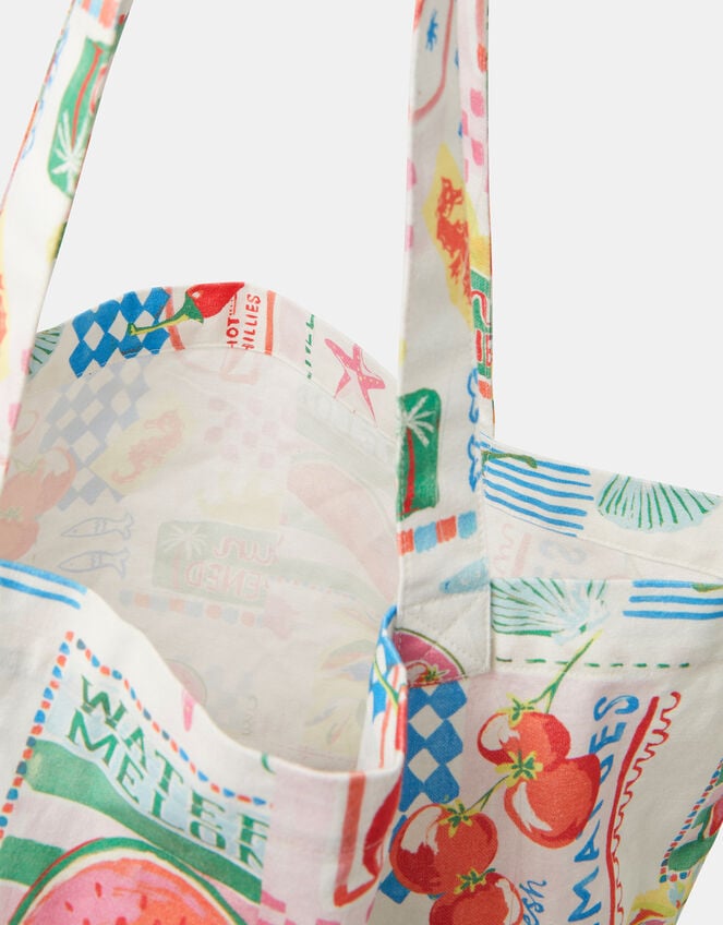 Summer Print Shopper Bag, , large