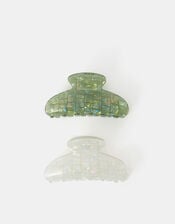 2-Pack Iridescent Tile Resin Claw Clips, , large