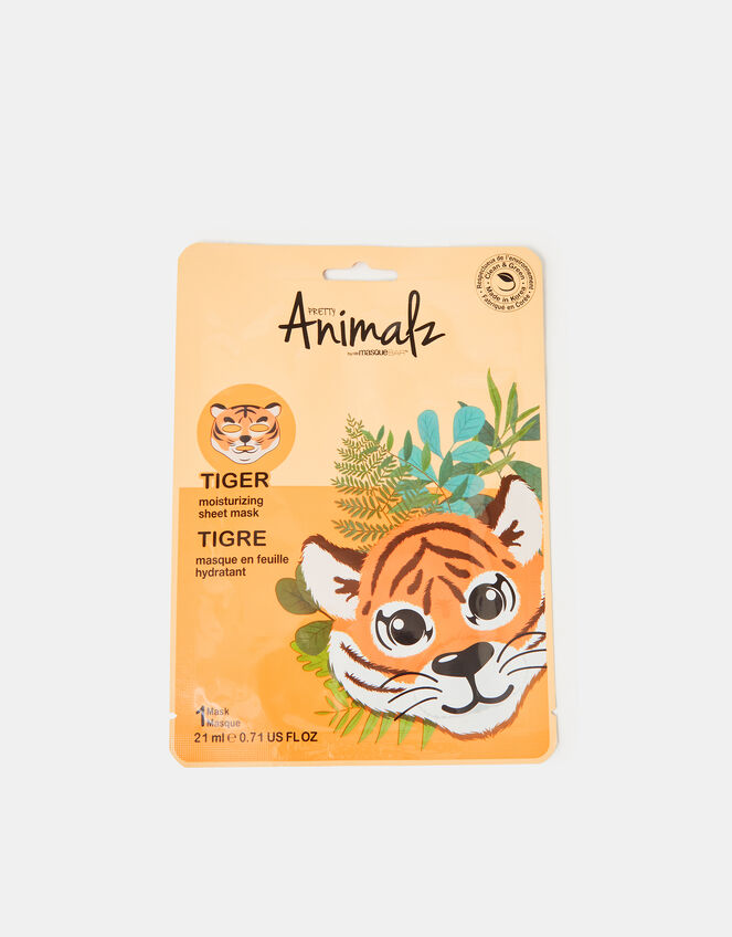 Pretty Animalz Tiger Moisturising Face Sheet Mask, , large