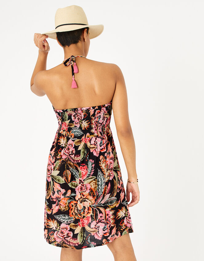 Floral Print Bandeau Dress, Multi (BRIGHTS-MULTI), large