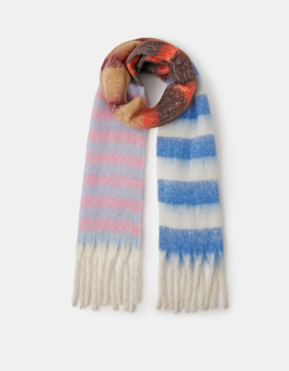 Super Soft Mix Stripe Scarf, , large