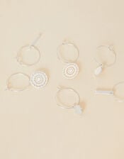 Filigree Hoop Earrings Set of Three, , large