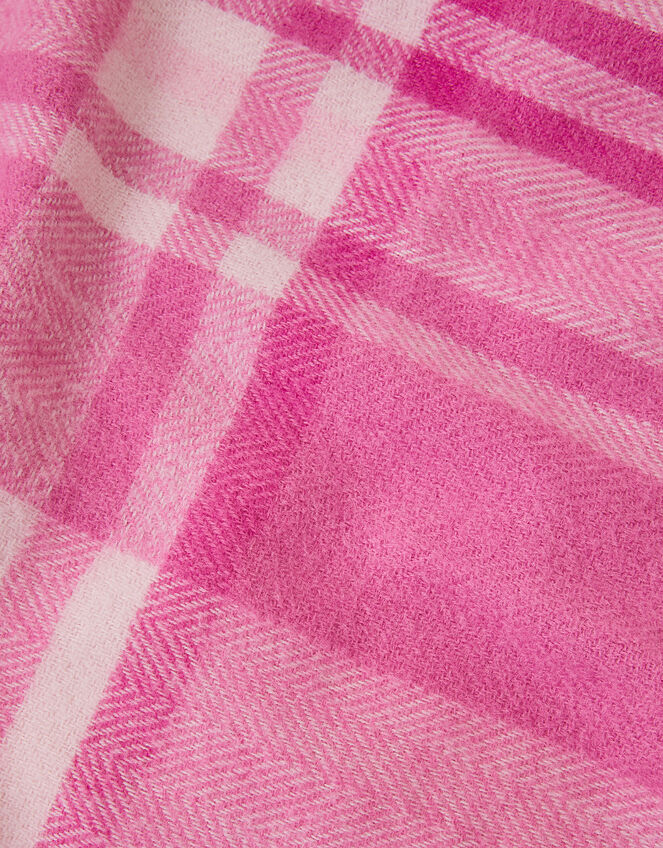 Bianca Check Blanket Scarf, , large