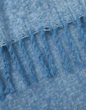 Super Soft Plain Scarf, Blue (BLUE), large