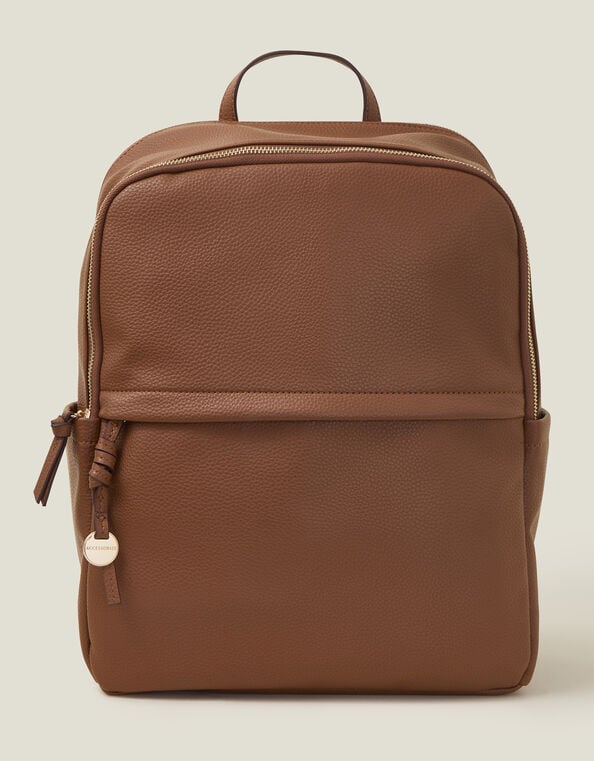 Zip Around Backpack, Tan (TAN), large