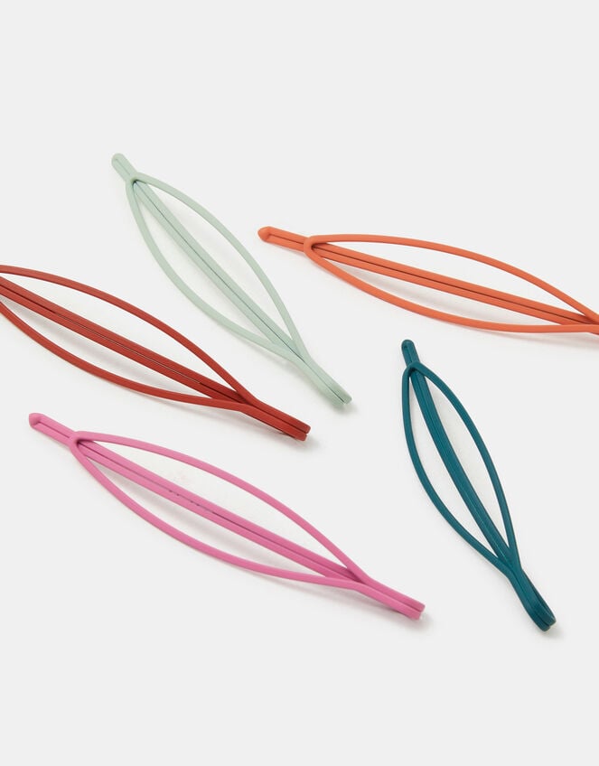 5-Pack Oval Slide Hair Clips, , large