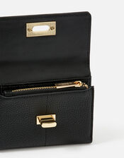 Sandra Tri-fold Purse, Black (BLACK), large