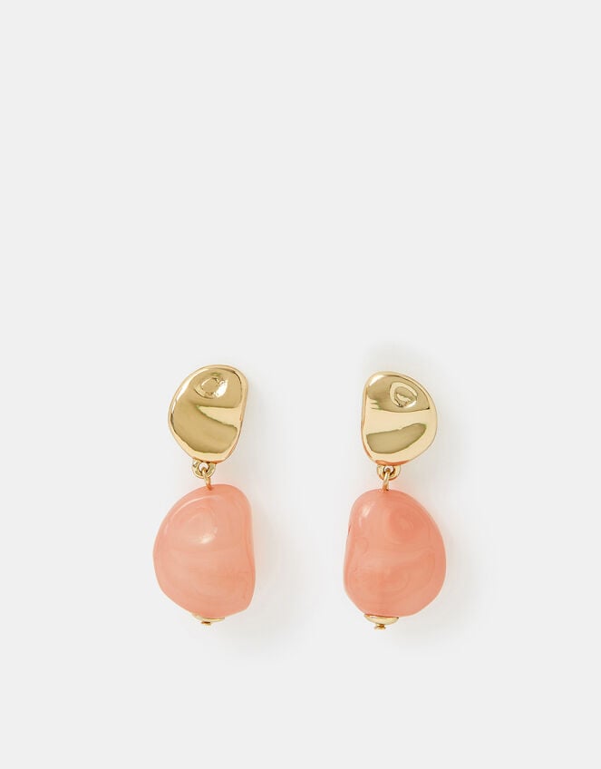 Mini Molten Resin Drop Earrings, , large