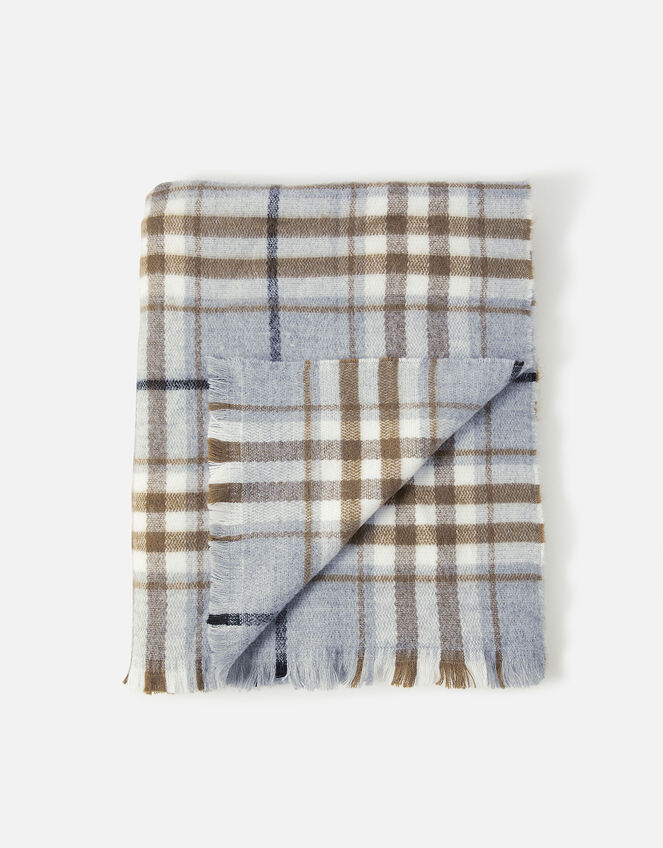 Wonder Check Blanket Scarf, , large