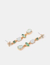 Frosted Flower Drop Earrings, , large