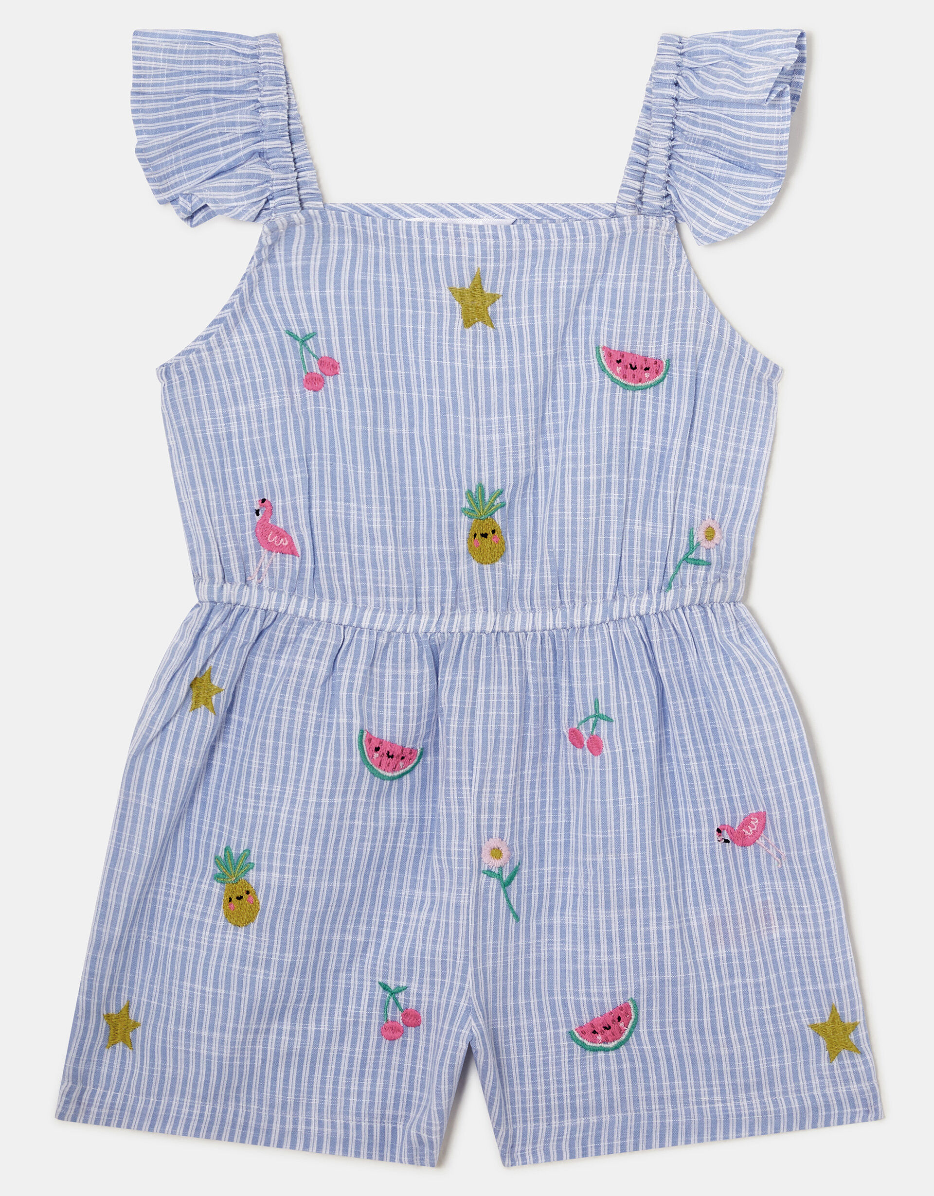 stripes playsuit
