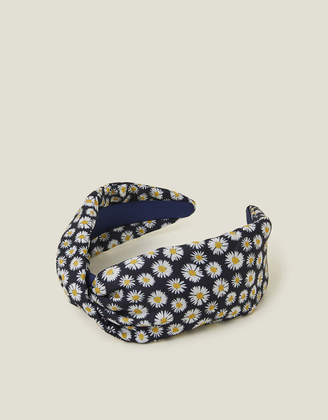 Daisy Print Twist Headband, , large