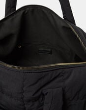 Quilted Weekender Bag, , large