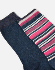 Christmas Stripe Sock Twinset, , large