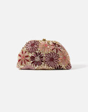 Floral Embellished Bag, , large