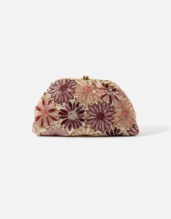 Floral Embellished Bag, , large