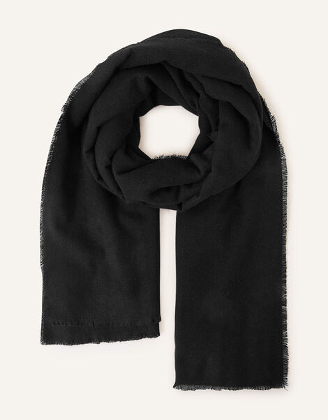 Grace Super-Soft Blanket Scarf, Black (BLACK), large